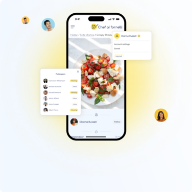450 Website for Food Bloggers on hover